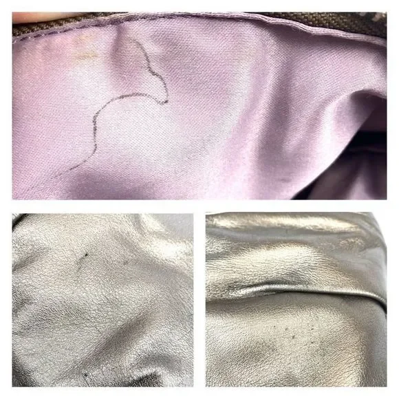 COACH Madison Sophia lg pewter leather bag 15955 - Picture 13 of 13